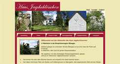 Desktop Screenshot of haus-jagdschloesschen.de